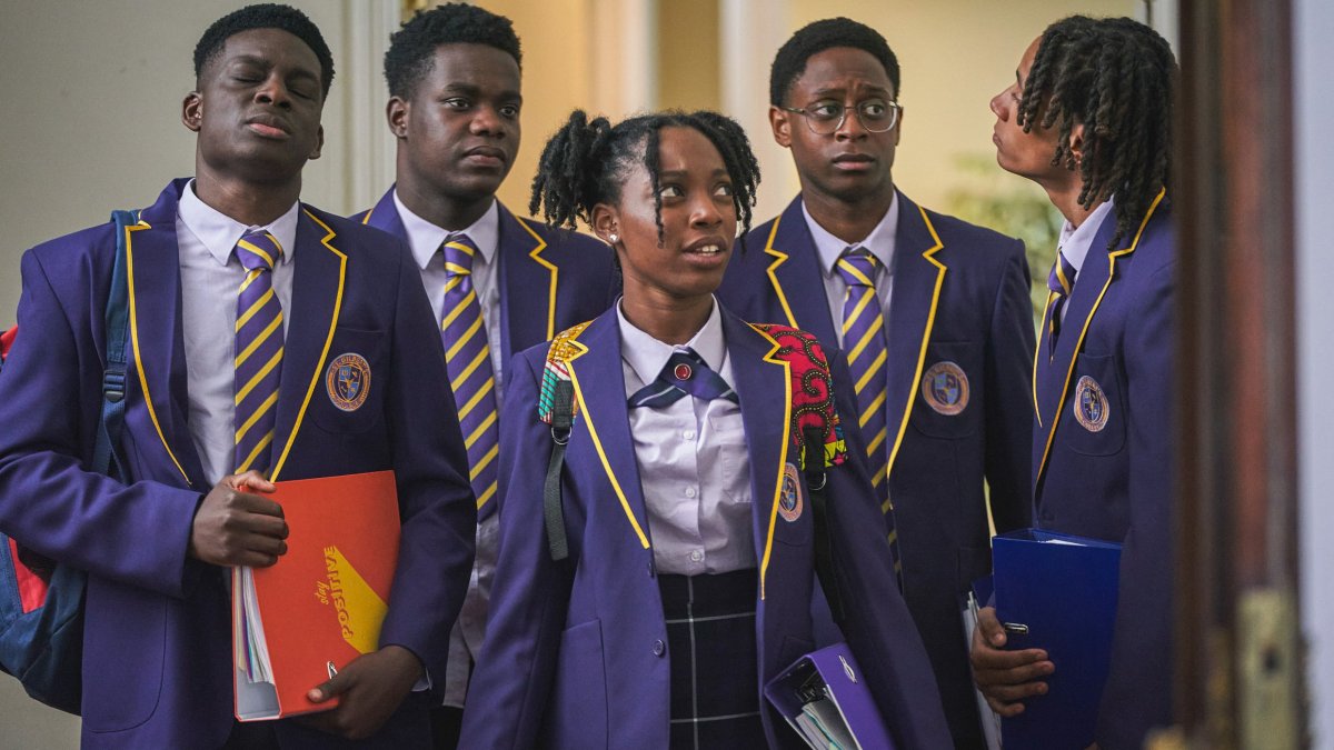 mcintosh_kim's tweet card. You always, somehow, end up in school promotional materials, and bullying gets rebranded as 'banter'