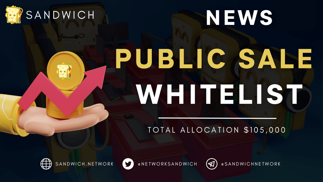 NetworkSandwich's tweet card. Sandwich Network Launch Week Contest 🥪 Sandwich Network is thrilled to announce their Launch Week Contest with exclusive Sandwich Network merchandise giveaways and BUSD prizes! 🥪 The contest aims...