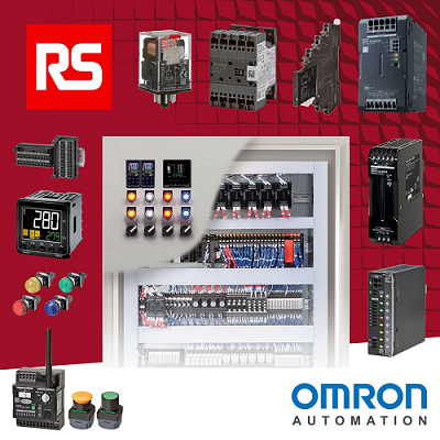 electronics_med's tweet card. RS offers Omron Automation’s Value Design for Panel system to simplify control panel assembly, reduce costs, improve efficiency, and accelerate deployment.