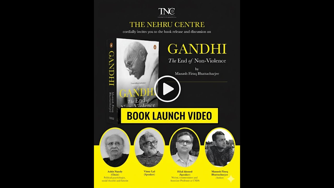 manasharya's tweet card. Gandhi: The End of Non-violence by Manash Firaq Bhattacharjee | Book...