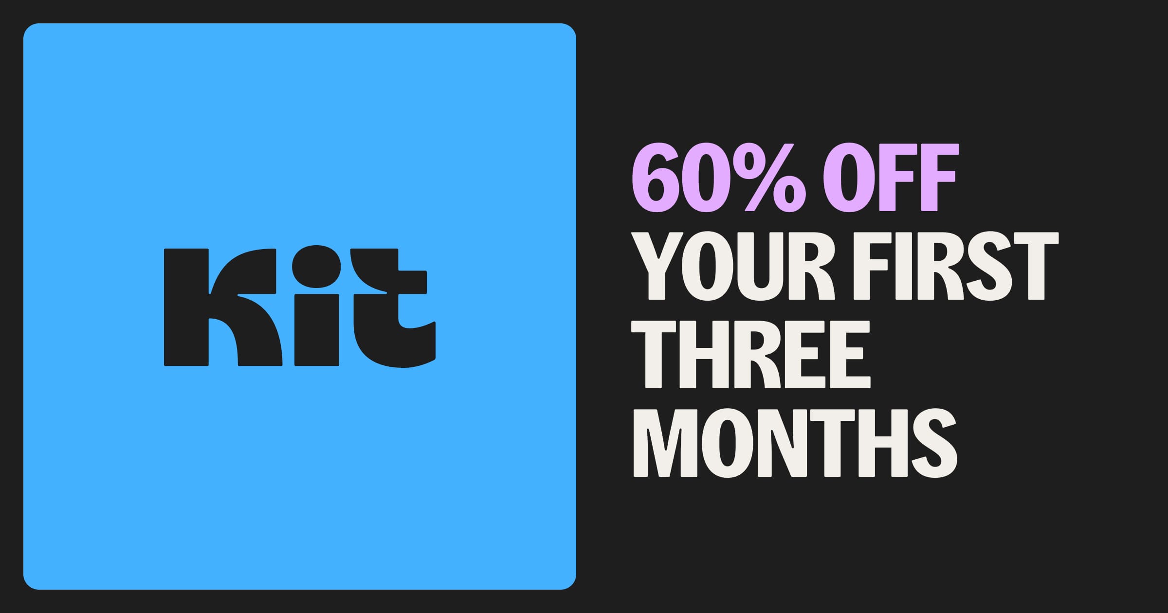 vivienrome's tweet card. There is no better time to try Kit, the email marketing tool built for creators. Grow your email list, send emails, automate your growth, and sell products.