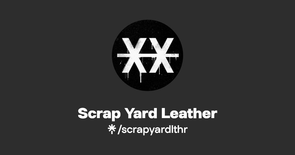 ScrapYardLthr's tweet card. We are Scrap Yard Leather. We make pup/pet/furry hoods, products, & apparel!