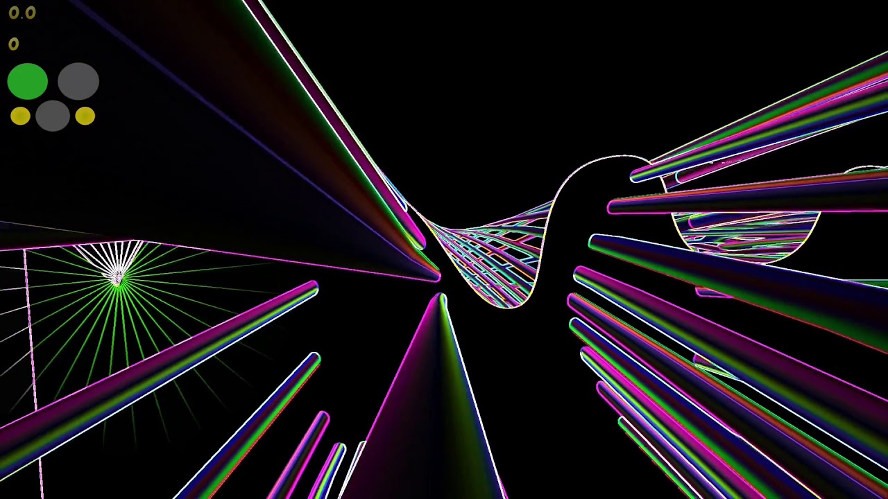 recursiveSean's tweet card. Rolling Renegade. Torus Knot Level. Playing with Perspective.