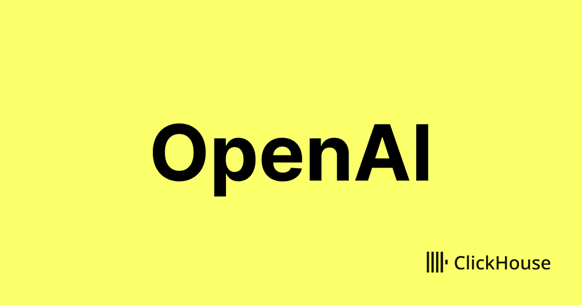 codewithnantha's tweet card. OpenAI ingests petabytes of logs a day, and ClickHouse is how they keep up. From billion-model experiments to viral ChatGPT spikes, see how they built observability for everything.