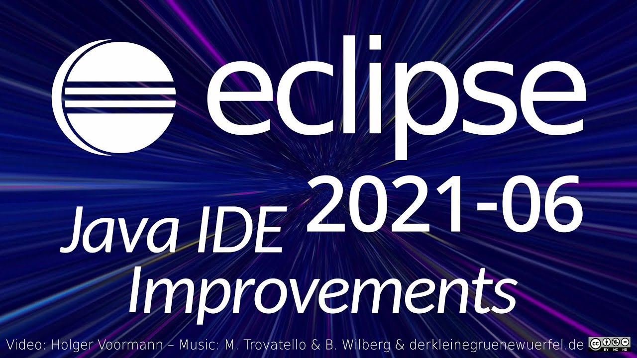 EclipseJavaIDE's tweet card. Eclipse 2021-06 Java IDE Improvements
