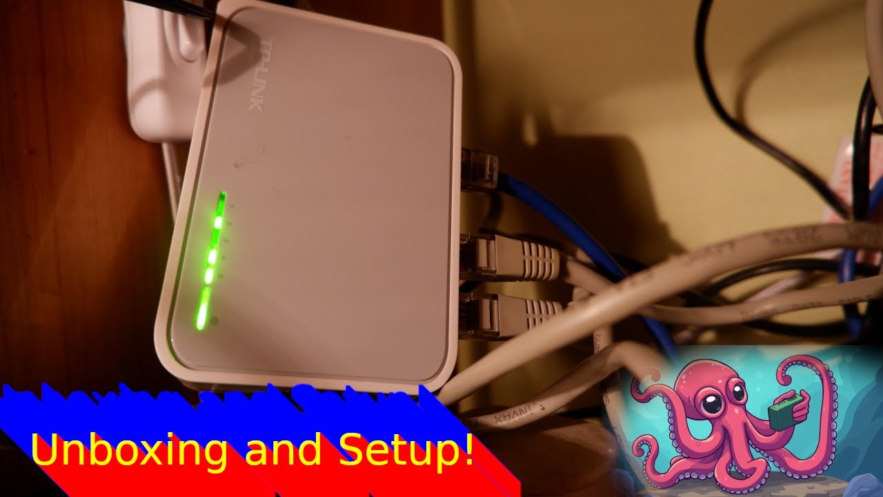 Squidygame's tweet card. TP-LINK TL-SF1005D Ethernet Switch Unboxing and Setup!