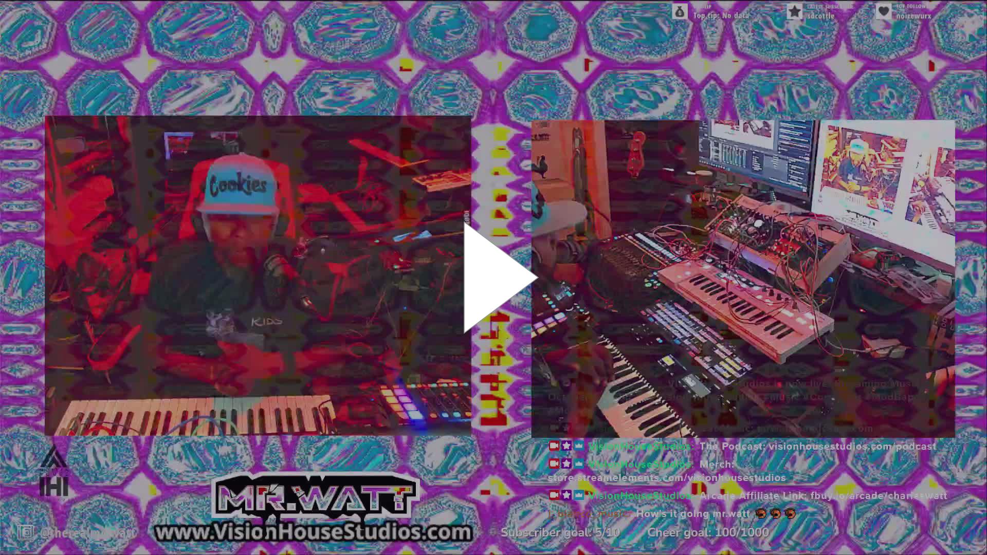 VisionHouseStu1's tweet card. VisionHouseStudios - #Visionhousestudios #MrWatt #ModBap #Modular...