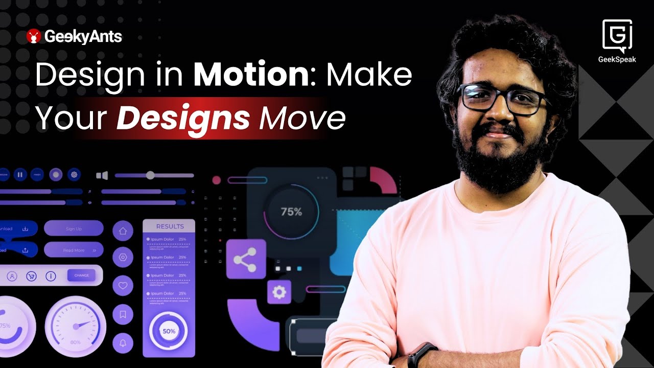 geekyants's tweet card. Designing with Motion: How Animation Boosts UX & User Engagement |...