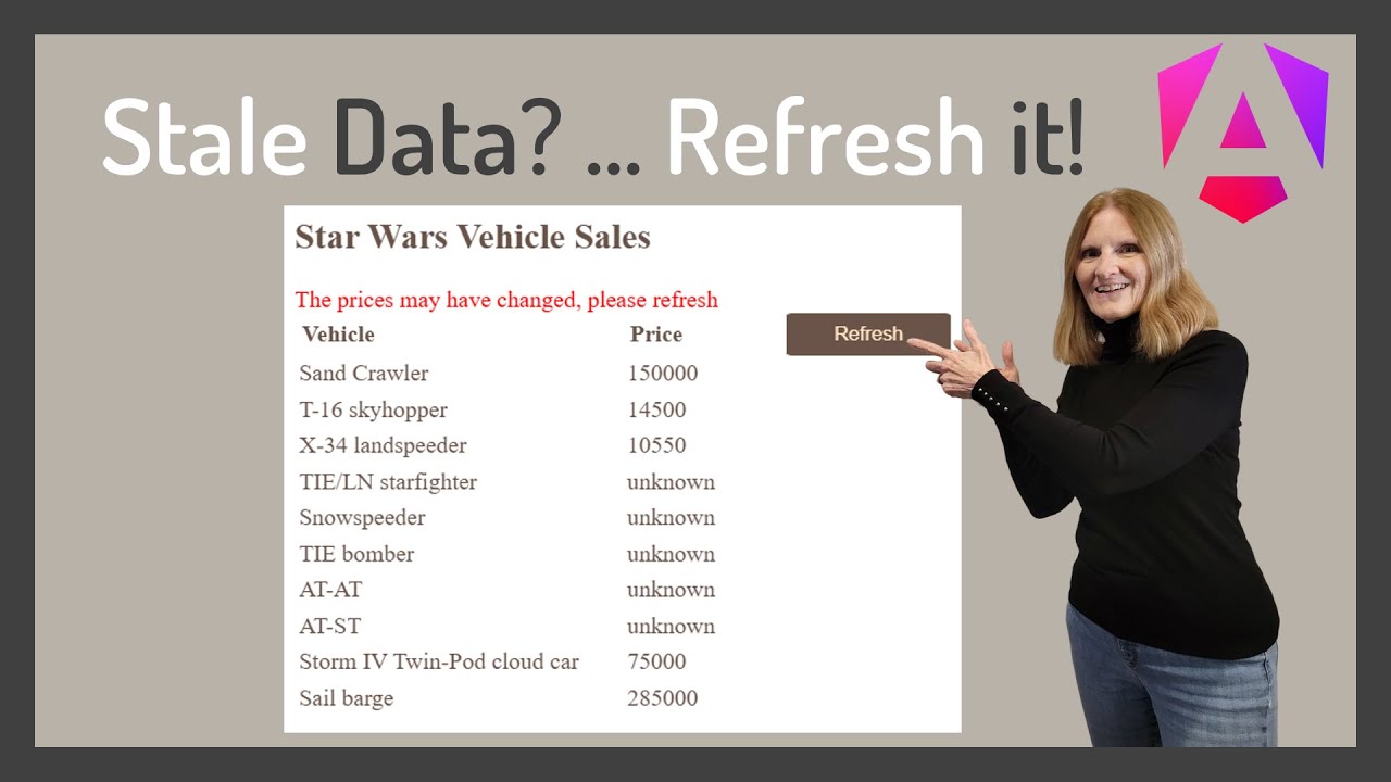 DeborahKurata's tweet card. SIA: Stale data? Refresh it!