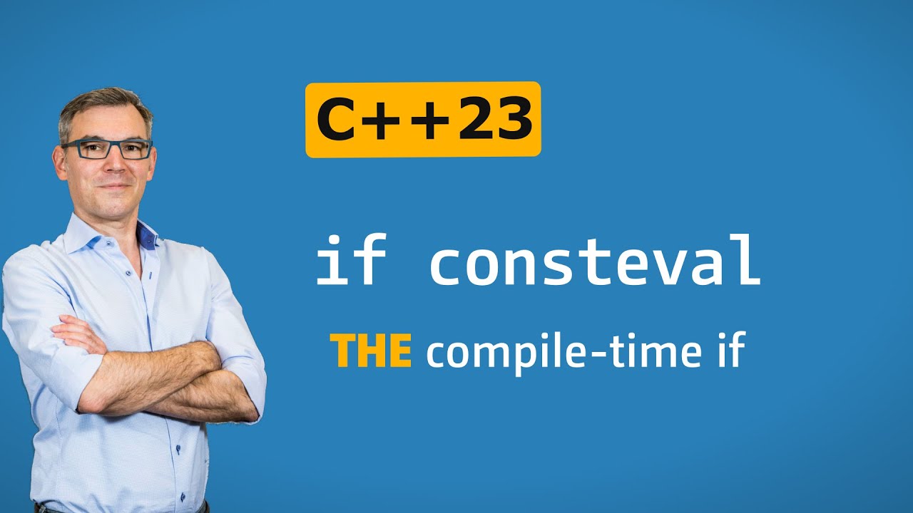 Andreas__Fertig's tweet card. C++ Insights - Episode 67: C++23: Why if consteval can make your code...