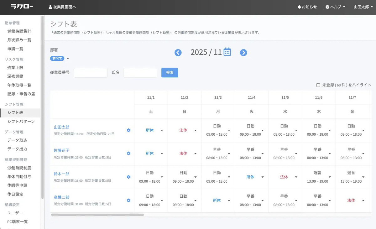 neko3next's tweet card. 　株式会社ラクローは、勤怠管理サービス「ラクロー」において、シフト制の従業員を抱える企業向けに、管理画面から直感的にシフト登録・管理を行える「シフト表機能」を提供開始したと発表した。
