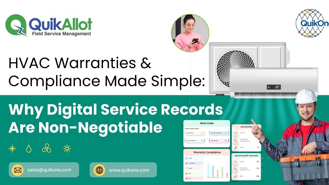 quikonesolution's tweet card. In the HVAC industry, every service visit, repair, and inspection carries significant operational and financial implications. Missing, incomplete, or misplaced HVAC service records do not merely...