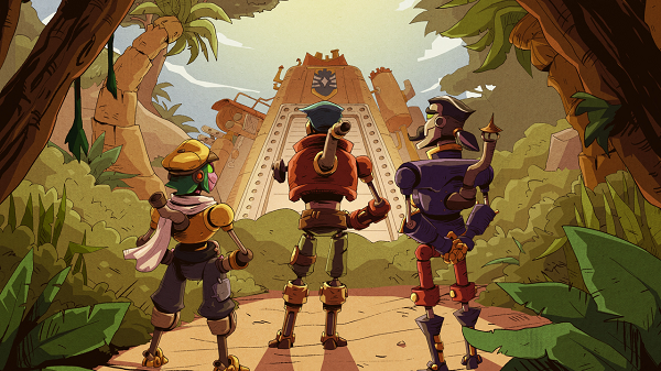 GamesCoverBlog's tweet card. Does SteamWorld Heist II support Local & Online Co-op | PVP Multiplayer | Cross Platform Play | Cross Progression? How many players are Supported?