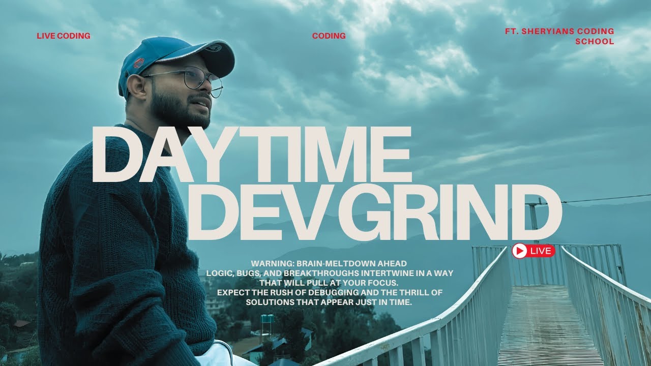 CodeKarm's tweet card. 🔴 Live: Live Coding Grind| Proof of Work | FT. Cohort 2.0 by...