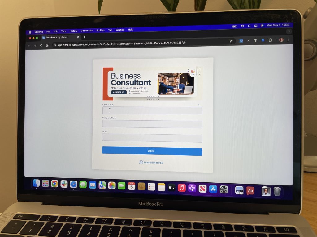 Nimble's tweet card. We’ve added two new features to help enhance your web forms: Rich Text Fields and Image Blocks. Now you can make your forms more engaging and clear by