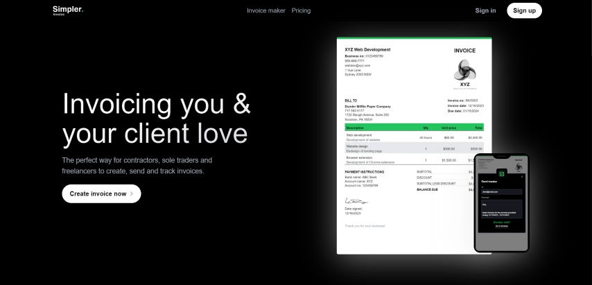 apprater's tweet card. We at Simpler Invoice hope to help as many contractors, sole traders and freelancers..