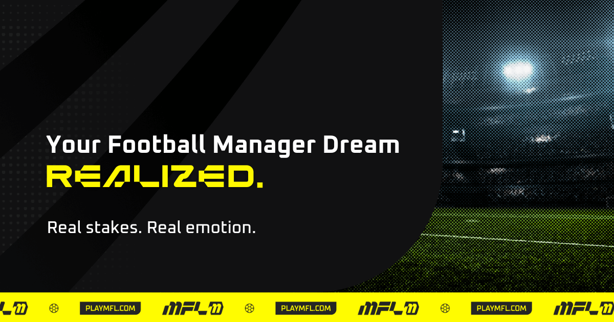 MFLWetherz's tweet card. Build your own football club, make strategic decisions, and live the thrill of real competition. Join a universe where the stakes–and your rivals–are real.