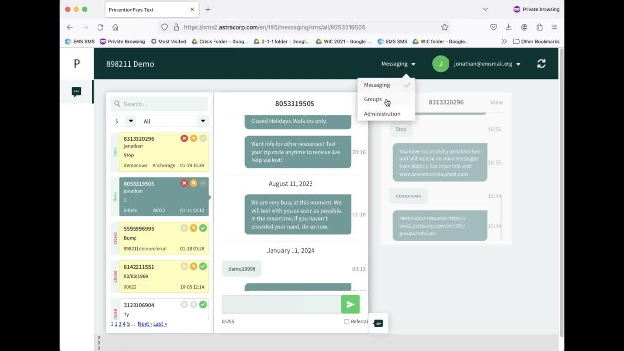 PreventionPays's tweet card. PreventionPays Text Minividdy REFERRALS TAB