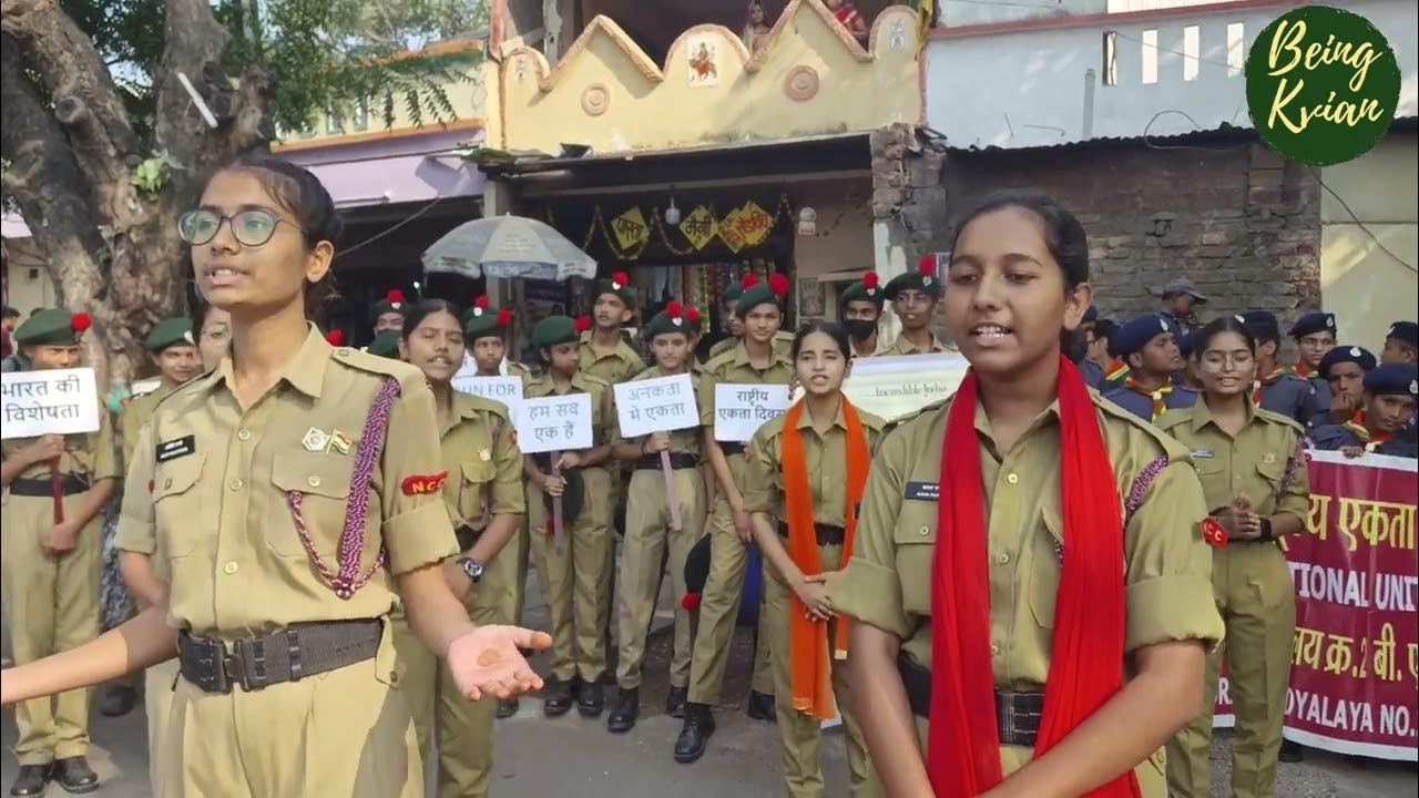 PMSHRIkv2indore's tweet card. Nukkad Natak on Unity II National Unity Day Celebration #beingkvian...