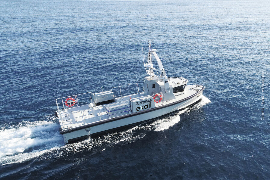 marchand2027's tweet card. À La Ciotat (Bouches-du-Rhone), Exail produit des drones de lutte antimines et d’études des fonds marins. Capable de tout fabriquer en...-Aéro - Spatial