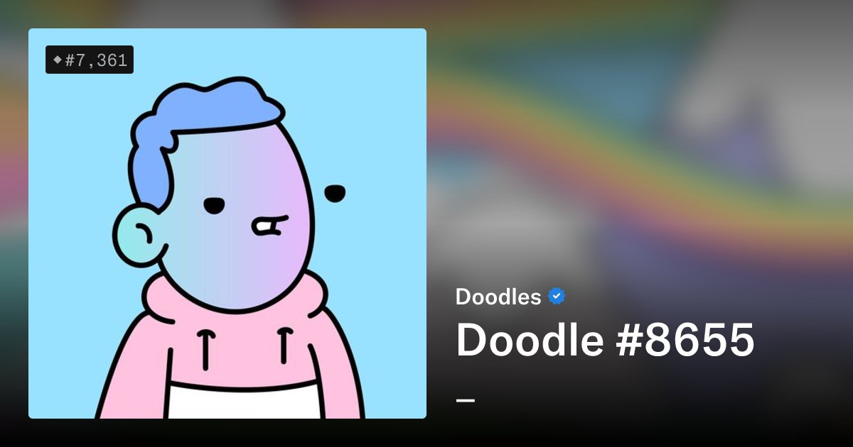 DoodleBotOS's tweet card. The collectibles that started it all. Doodles Original Collection features 10,000 characters created by Co-Founder and renowned artist, Burnt Toast. The generative art was designed with a joyful...