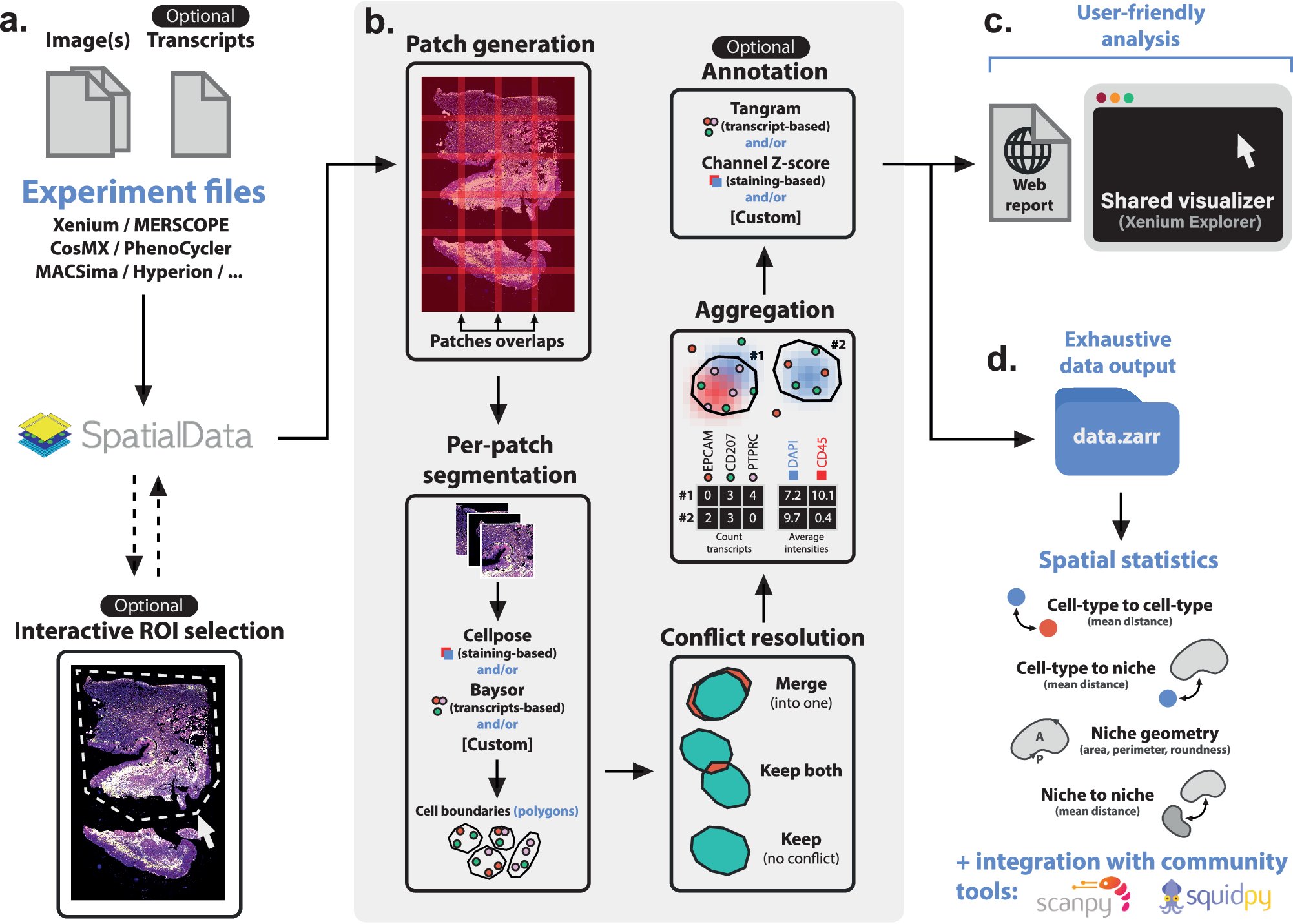 QuentinBlampey's tweet card. Nature Communications - The complexity of spatial omics data presents analytical challenges and demands substantial computing resources. Here, the authors introduce Sopa, a technology-invariant,...