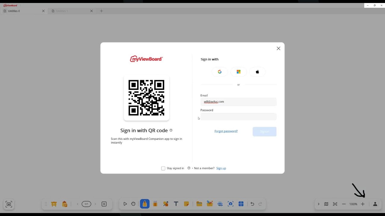Avituc_Limited's tweet card. myViewboard training with AVITUC