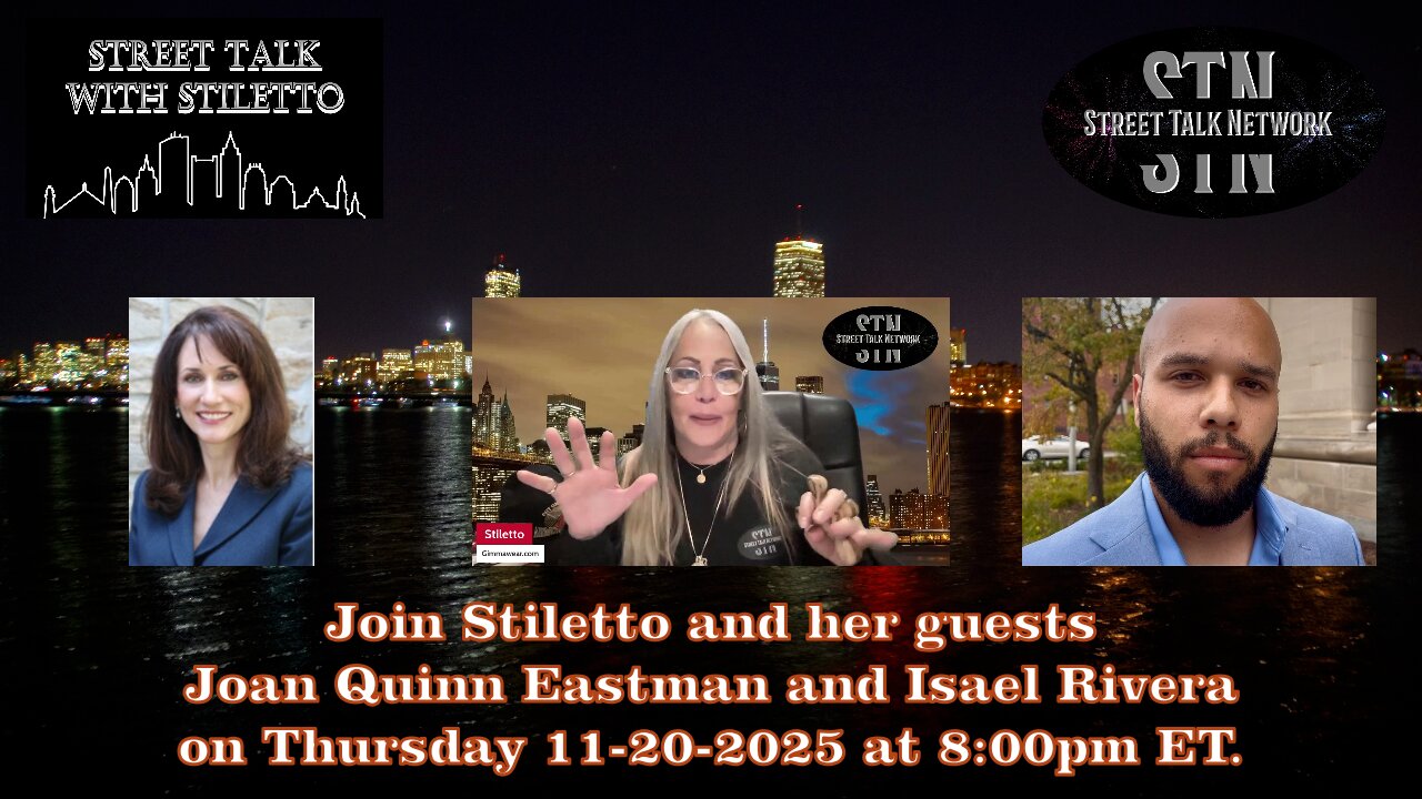 protocolkills's tweet card. Join Stiletto and her guests Joan Quinn Eastman and Isael Rivera. You can find Stiletto on social media here... https://bit.ly/Find-Stiletto-Here You can find Jocelyn on social media here... https://b