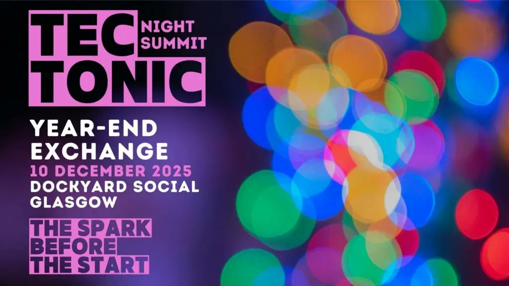 scottishgames's tweet card. The TecTonic Night Summit is back for an end-of-year celebration, which brings together Scotland's founders, makers and entrepreneurs.