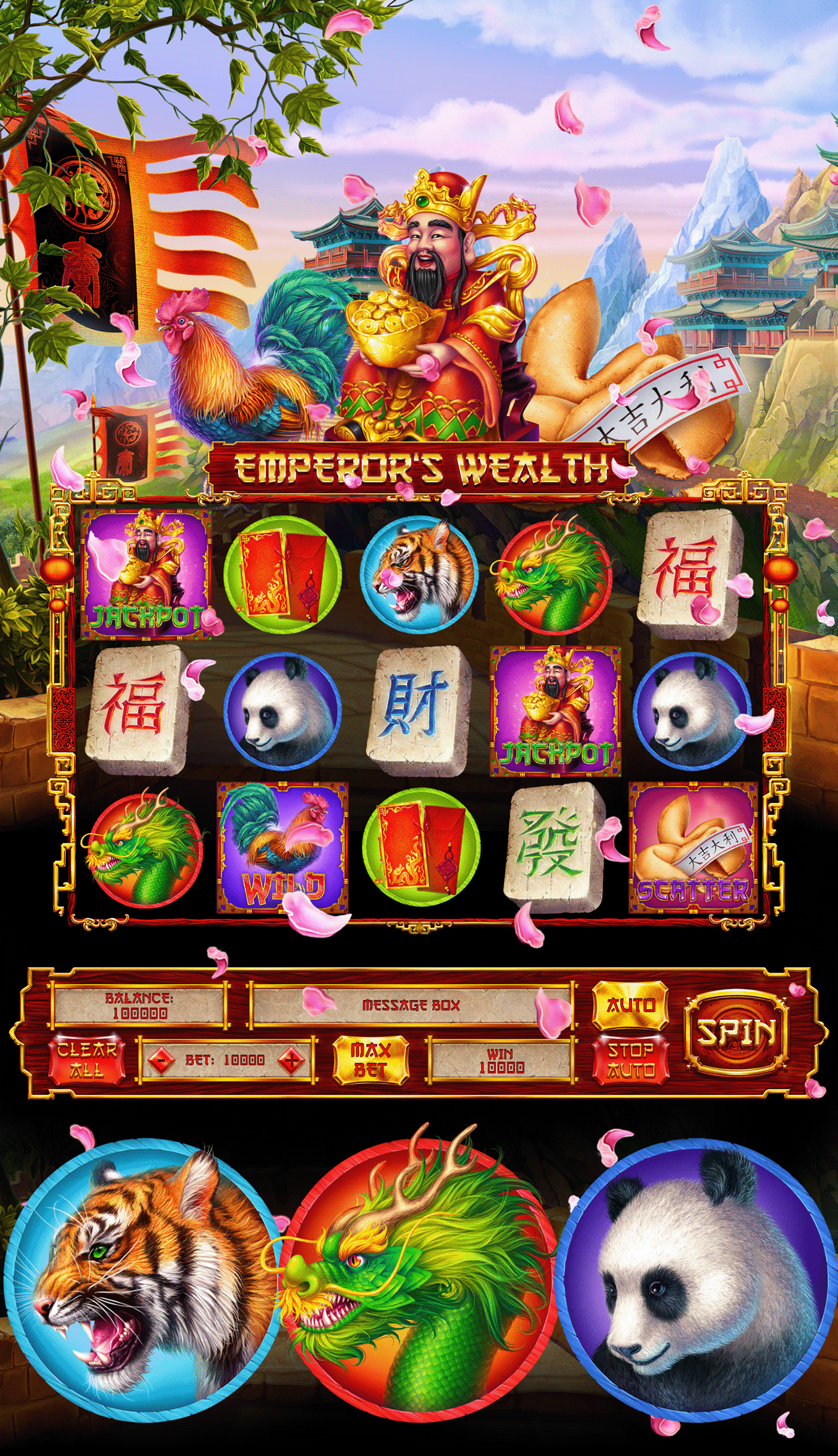 Slotopaint's tweet card. 🐉 Game Art & Design – Slot Machine: “Emperor’s Wealth”Welcome to “Emperor’s Wealth”, an immersive online slot experience that celebrates the grandeur and mystique of ancient China — a land of...