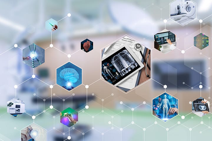 JCParkerInConn's tweet card. Patients often see multiple providers; technology could help link us all together