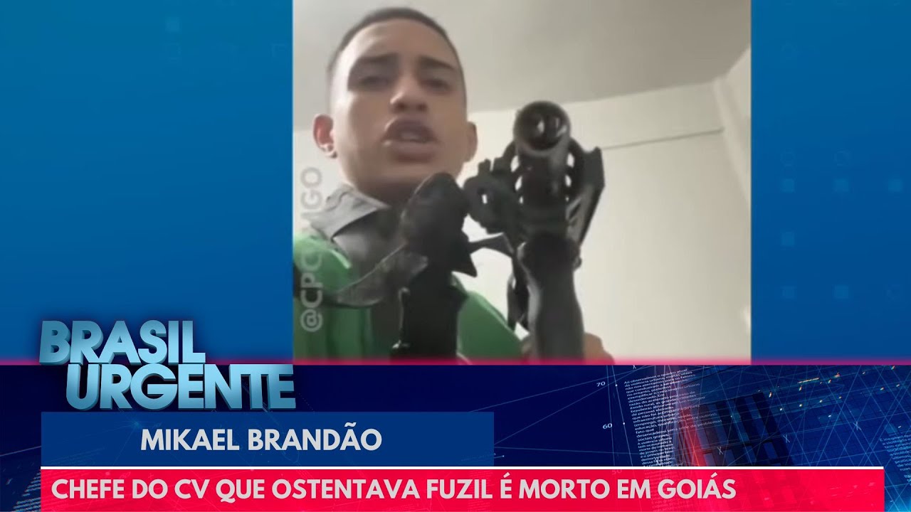 Fabimzimxim's tweet card. Foragido do Rio: chefe do CV que ostentava fuzil é morto em Goiás |...