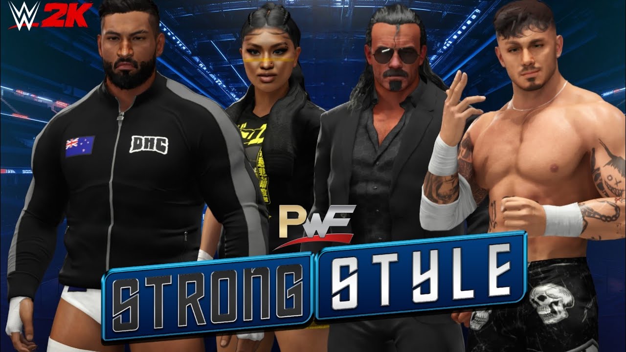 PWF_Efed1's tweet card. PWF StrongStyle: CHAMPIONSHIP EDITION 🏆 | 6 Title Matches! (WWE2K...