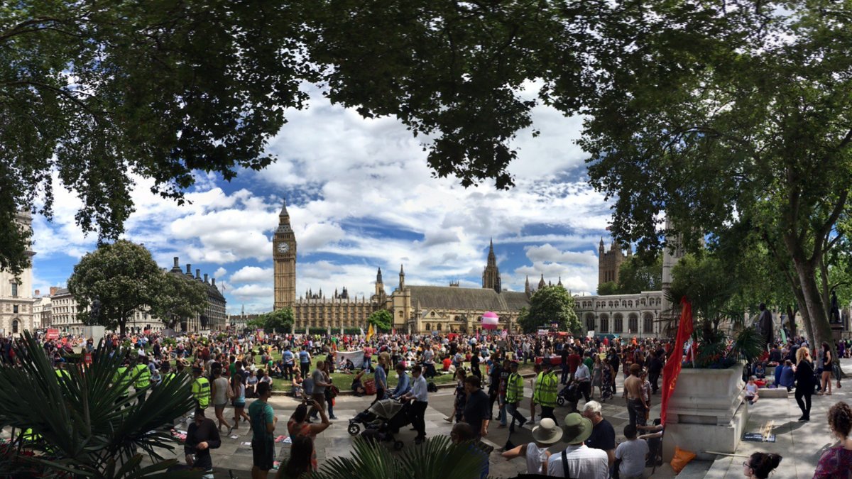 pplsassembly's tweet card. People's Assembly Against Austerity activist John McGrath previews their upcoming national demonstration.