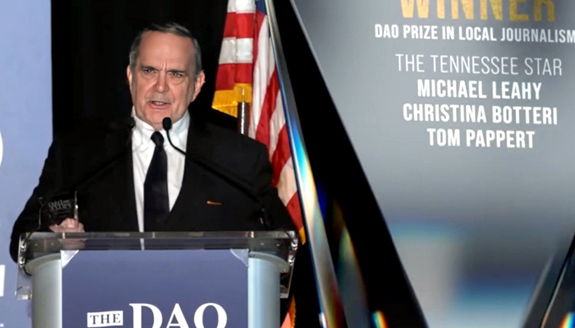 TheTNStar's tweet card. The Tennessee Star has been awarded the prestigious 2025 Dao Prize for Excellence in Investigative Journalism.