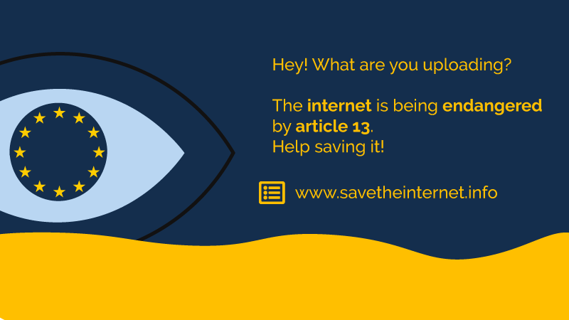 itz_pesh's tweet card. Stop the censorship-machinery! Save the Internet!