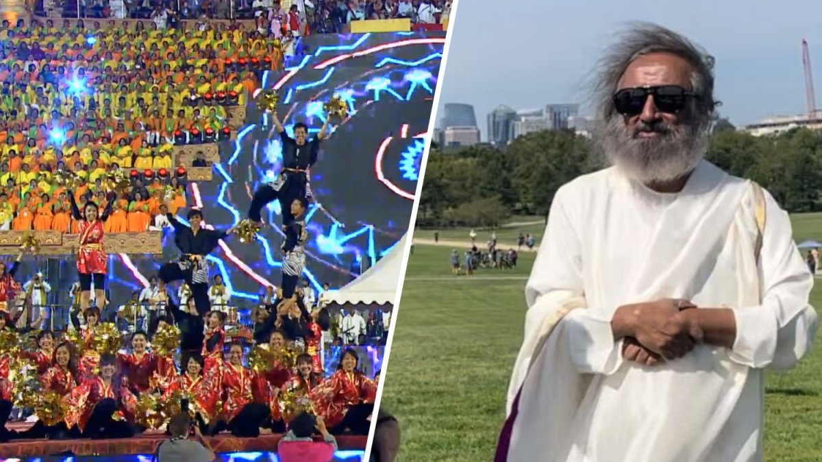 nbcwashington's tweet card. The World Culture Festival is preparing to bring thousands of people to the National Mall in Washington, D.C., for performances, yoga and mindfulness from Sept. 29 to Oct. 1.