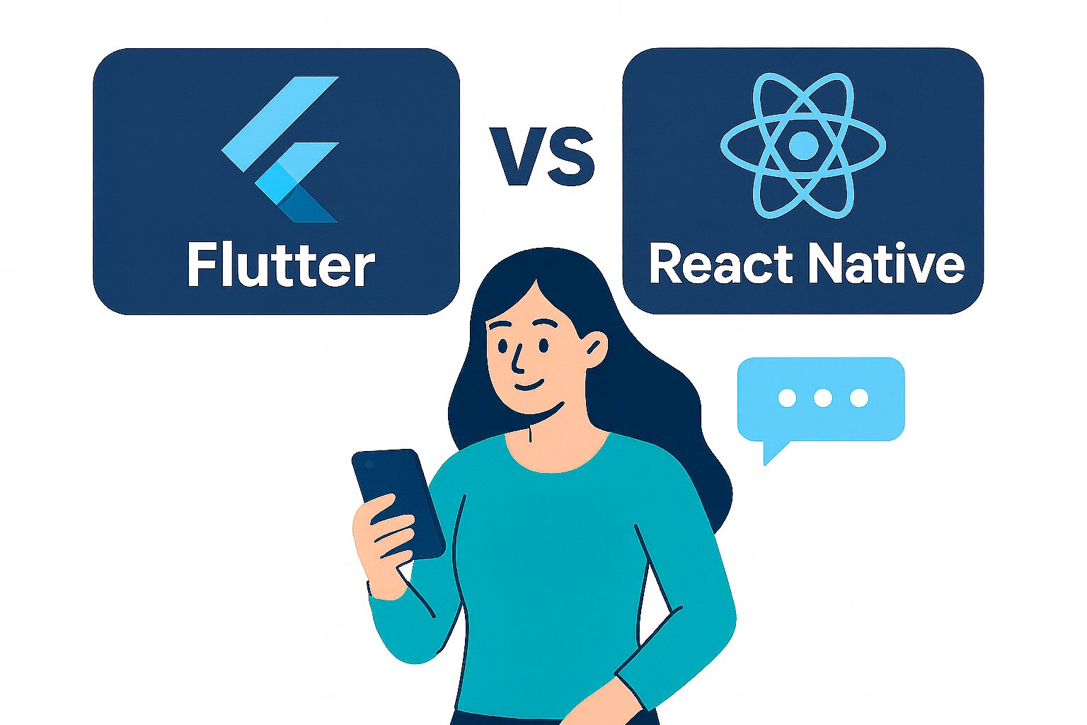 ConnectyCube's tweet card. Building a chat app today is easier than ever - but choosing the right framework can significantly affect how fast the app loads, how smooth it feels, and its overall performance.  Two of the most...