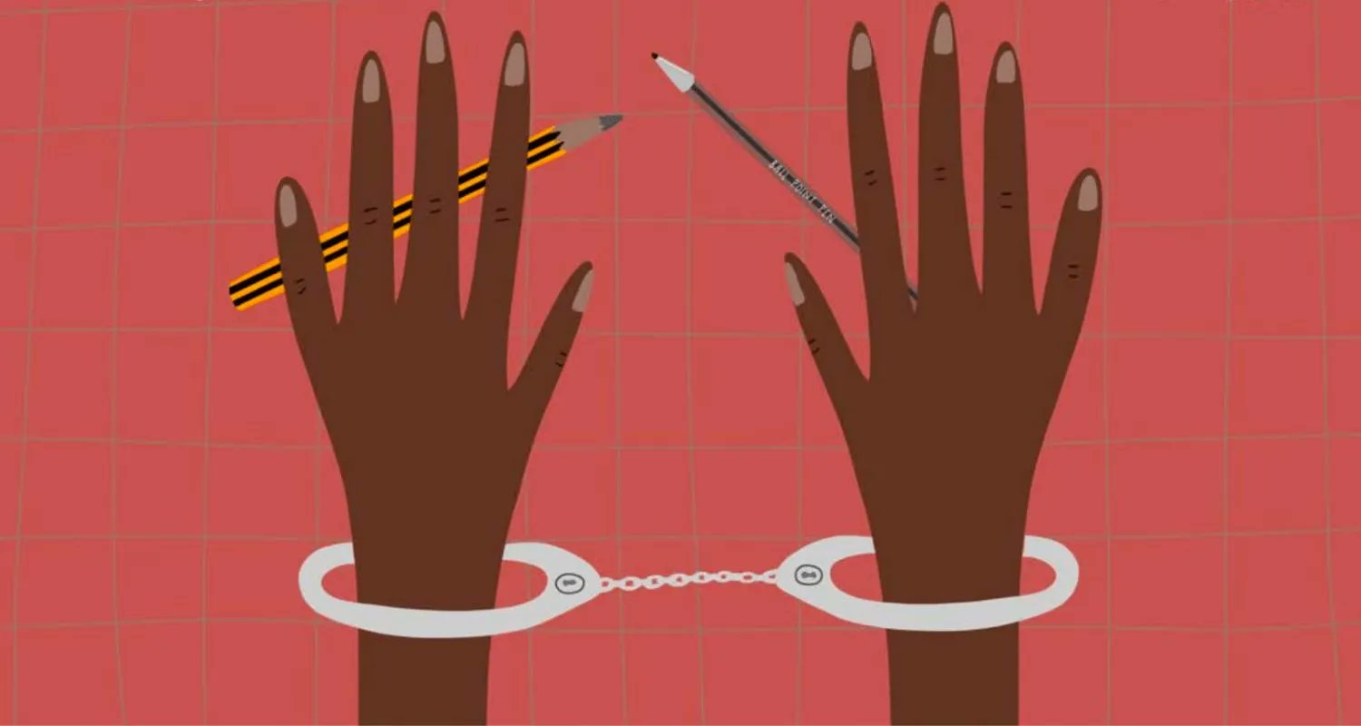 RunnymedeTrust's tweet card. 'Over-policed and under-protected' reveals the full scope of police presence in UK schools.