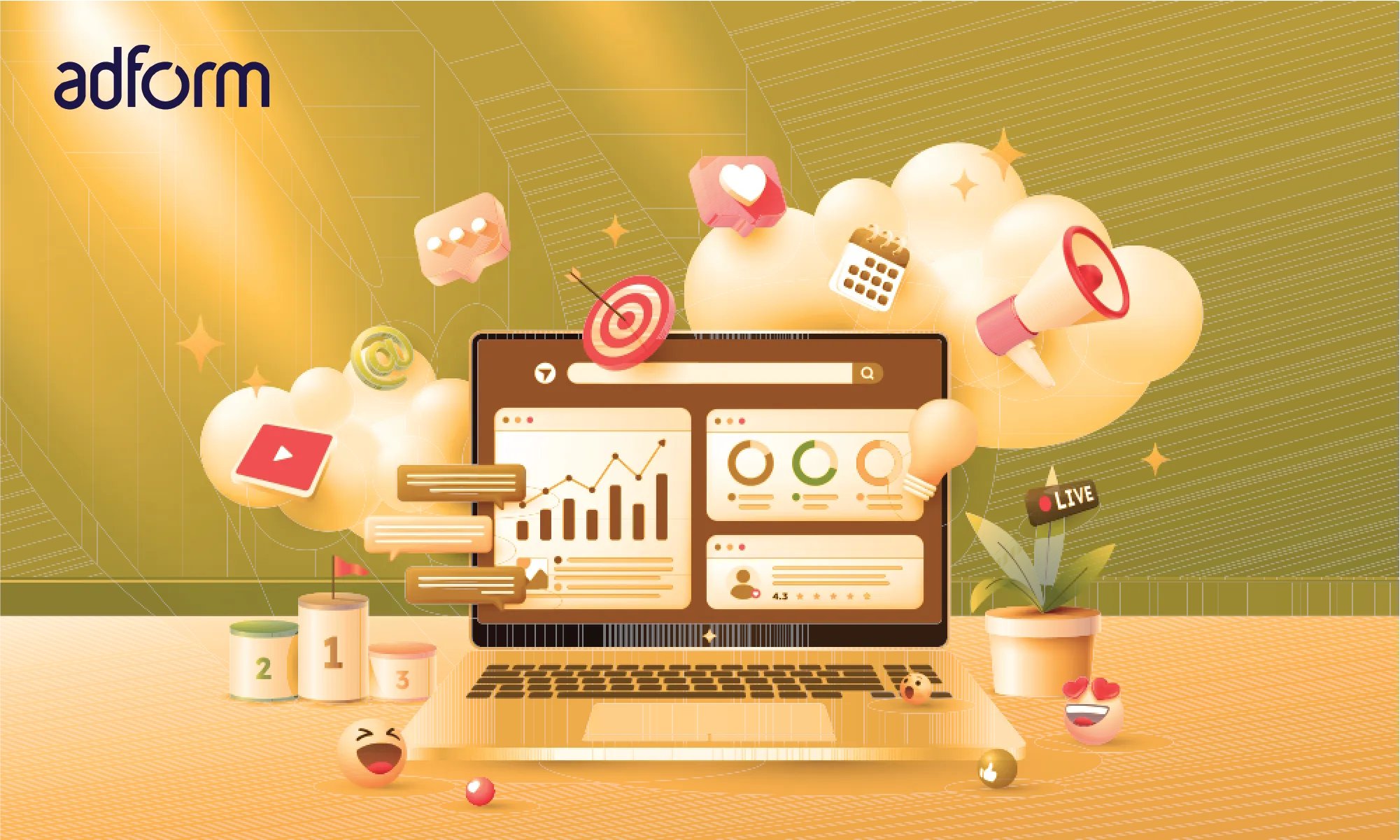 TalkCMO's tweet card. Adform and Airtory team up to enhance Connected TV (CTV) ad engagement, integrating advanced creative management for streamlined campaign performance.