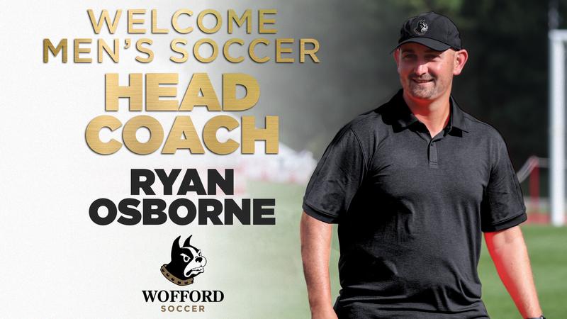 WoffordTerriers's tweet card. SPARTANBURG, S.C. – Wofford College has announced that Ryan Osborne has been named the new head coach of the men's soccer program. Osborne spent the last two seasons as an assistant coach and...