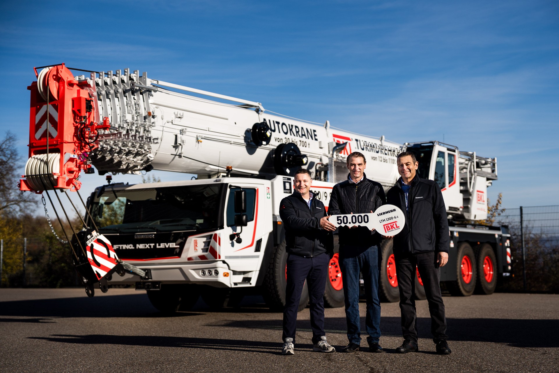 HeavyLift_News's tweet card. Liebherr Werk Ehingen GmbH is celebrating an extraordinary milestone with the delivery of their 50,000th mobile crane. Since the plant was founded in 1969, Liebherr has continuously increased its...