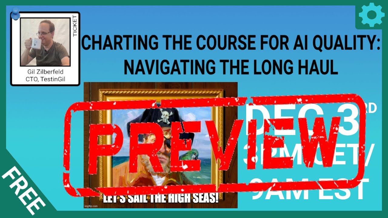 gil_zilberfeld's tweet card. Charting the Course For AI Quality: Preview