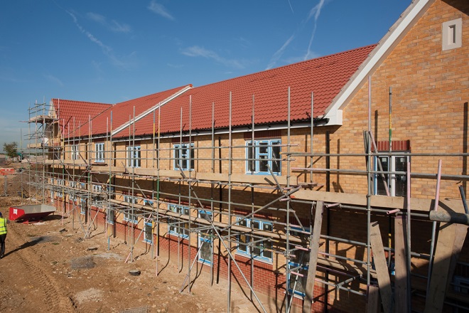 CNplus's tweet card. New-build housing completions in England have hit an eight-year low, prompting calls for action at next week's Budget to boost the ailing housebuilding