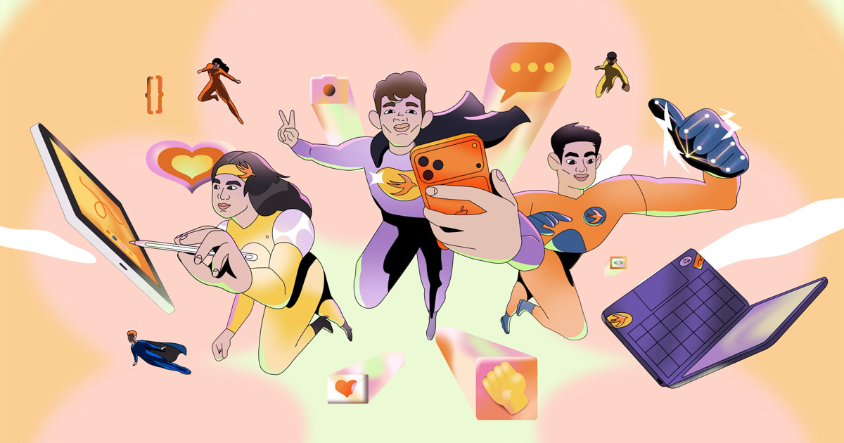 EEhare's tweet card. Former Apple Swift Student Challenge winners Brayden Gogis, Adrit Rao, and Sofia Sandoval share their journeys from app ideas to App Store.