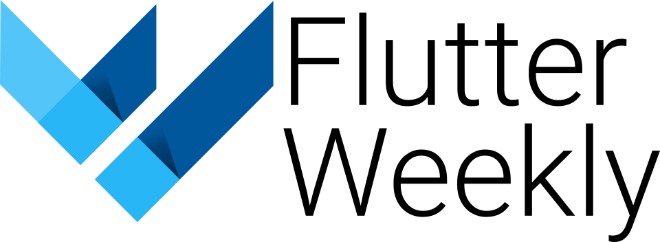 FlutterWk's tweet card. A weekly newsletter for flutter fans by flutter fans