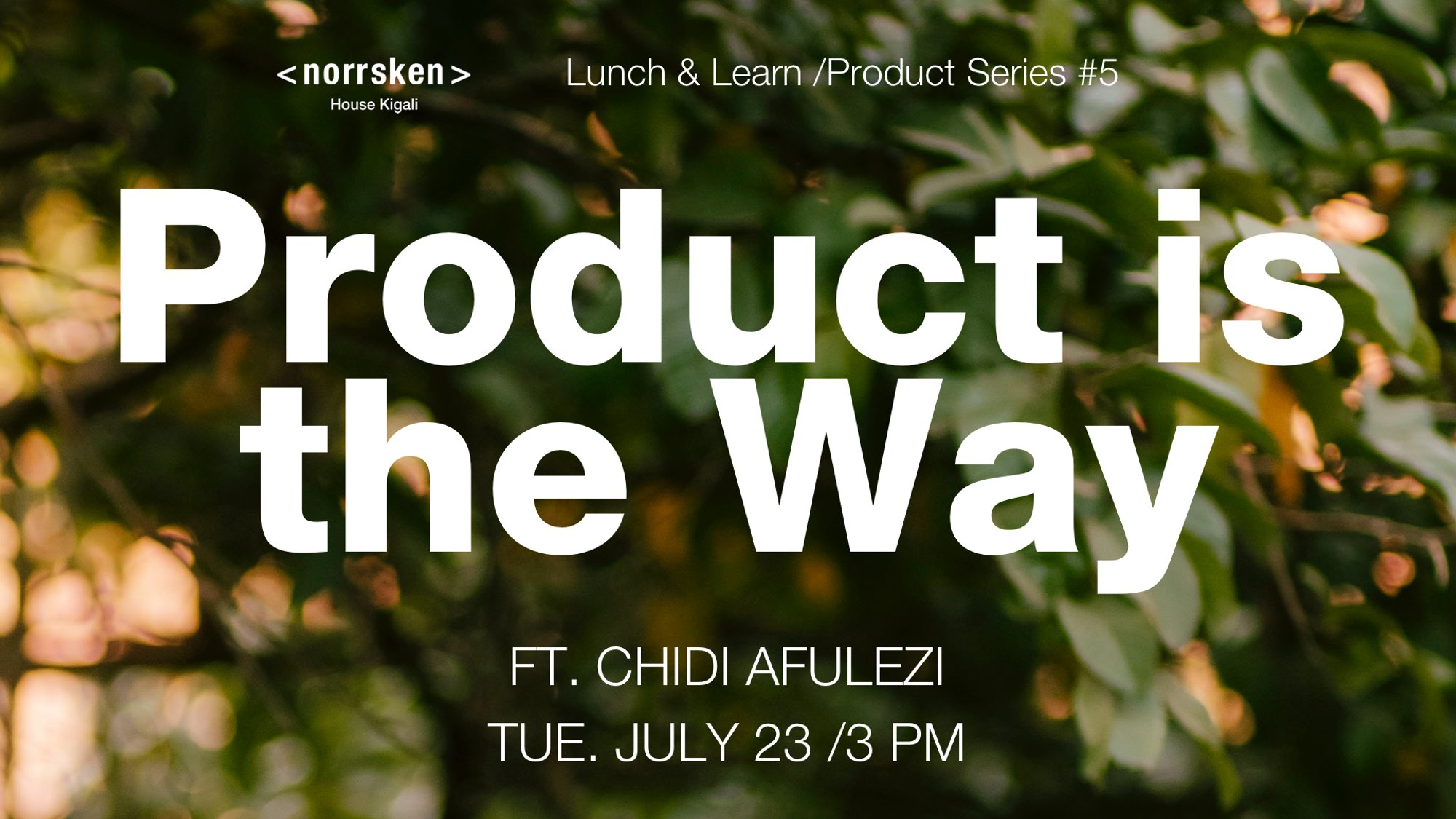 cafulezi's tweet card. Exclusive Session: Product is the Way