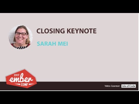 LivableCode's tweet card. EmberConf 2017: Livable Code, Closing Keynote by Sarah Mei