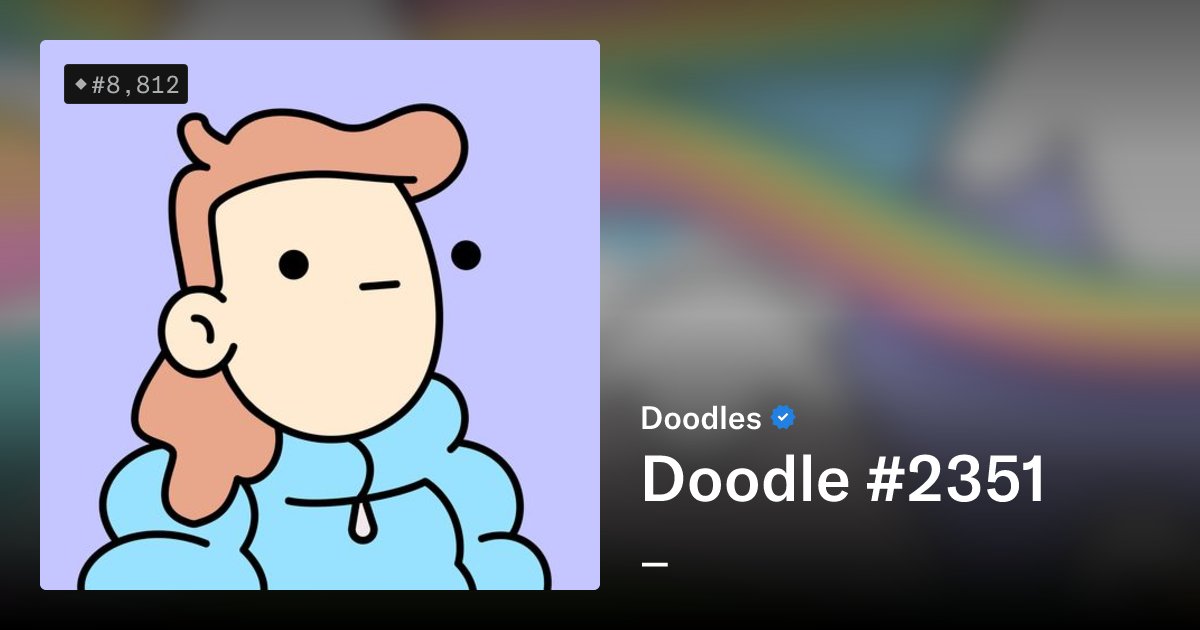 DoodleBotOS's tweet card. The collectibles that started it all. Doodles Original Collection features 10,000 characters created by Co-Founder and renowned artist, Burnt Toast. The generative art was designed with a joyful...