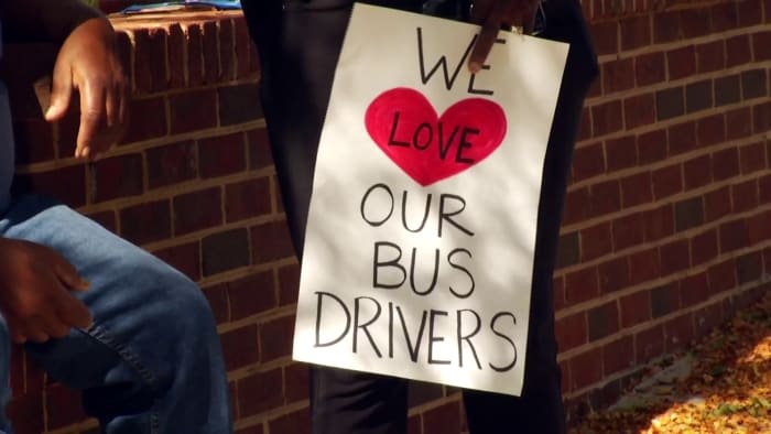 VEA4Kids's tweet card. Bus drivers at Lynchburg City Schools say they want a collective bargaining agreement in hopes of getting better policy, benefits and pay.